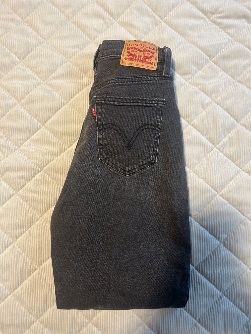 Levi's Men's Charcoal Straight Jeans
